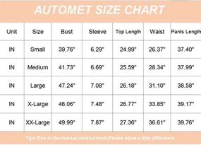 img 1 attached to Comfy and Stylish AUTOMET Women 2 Piece 👚 Lounge Sets: Long Jogger Sweatpants Sweatsuit Sets for Women