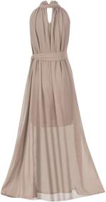 img 3 attached to 👗 Womens Chiffon Wedding Bridesmaid Dresses - Howriis Women's Clothing