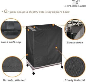 img 1 attached to 🔒 Enhanced Privacy & Comfort Pet Cage Cover with Removable Top Panel - Ideal Night Cover for Bird, Critter, Cat Cages, and Small Animals