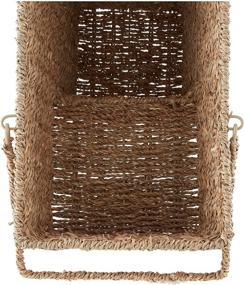 img 2 attached to 🧺 Tan Stair Basket by Trademark Innovations, 15 Inch