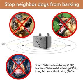 img 2 attached to Ultrasonic Deterrent Neighbor Anti Bark Repellent