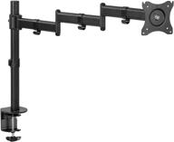 🖥️ vivo single monitor desk mount stand, extra long adjustable arm, vesa compatible, 13-32 inch, max vesa 100x100, black, stand-v101n logo