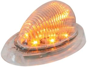 img 3 attached to 🚛 GG Grand General 76371 Oval Amber/Clear Side Marker and Turn 12 LED Light for Freightliner Model: Enhanced Safety and Visibility with Stylish Design