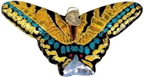 img 3 attached to 🦋 Old World Christmas Ornaments: Butterfly Collection Glass Blown Ornaments for Christmas Tree - Swallowtail Butterfly, Multicolor - 2.5-Inch Size (12164)