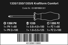 img 3 attached to 🔧 Набор отверток Wera 6 штук 1335/1350/1355: Высокое качество и универсальность!