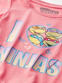 img 3 attached to 🐢 Girls' Tops, Tees & Blouses: Teenage Mutant Ninja Turtles T-Shirt