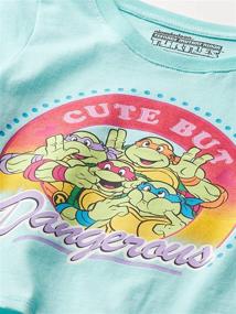 img 2 attached to 🐢 Girls' Tops, Tees & Blouses: Teenage Mutant Ninja Turtles T-Shirt