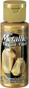 img 1 attached to 🎨 Emperor's Gold Acrylic Paint - DecoArt Dazzling Metallics, 2-Ounce