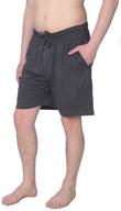 jersey pajama shorts available ms01_y20 men's clothing for sleep & lounge logo