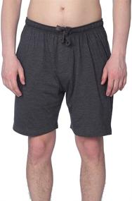 img 3 attached to Jersey Pajama Shorts Available MS01_Y20 Men's Clothing for Sleep & Lounge