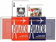 aviator playing cards case 12 logo