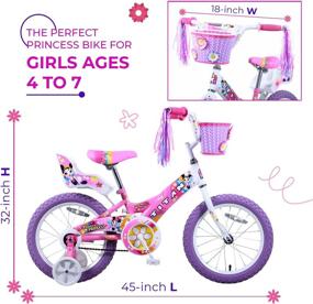 img 1 attached to 🚲 Titan Girl's Flower Princess BMX Bike Review: Pink, 16-Inch Bike for Girls