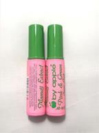 💖 apple mascara super lash - pink & green (black) - pack of 2 logo