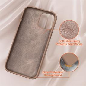 img 1 attached to 🍫 Miracase iPhone 12 Pro Max Case - 6.7 inch 2020 Release, Liquid Silicone Gel Full Body Protection, Shockproof Chocolate Case