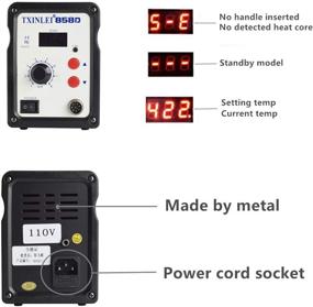 img 3 attached to 🔧 TXINLEI 858D Desoldering Station with Tweezers