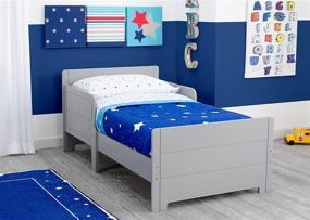 img 3 attached to 🛏️ Детская кровать Delta Children MySize серого цвета