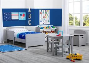 img 1 attached to 🛏️ Детская кровать Delta Children MySize серого цвета