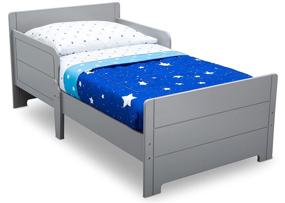 img 4 attached to 🛏️ Delta Children MySize Grey Toddler Bed