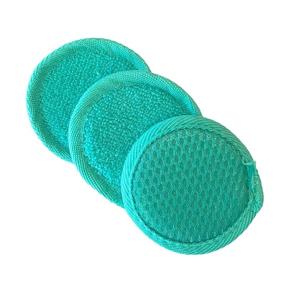 img 2 attached to Microfiber Face Scrubbers Bundle Turquoise