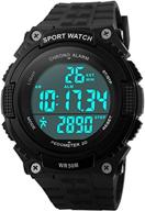 🏃 stay active with gosasa sports waterproof digital fitness watch pedometer - the ultimate multifunction men's wristwatch логотип