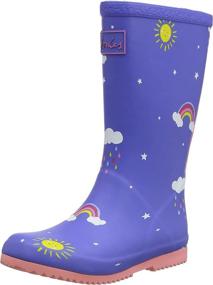 img 4 attached to Дождевики для мальчиков Joules Rainboots с рисунком животных - обувь для мальчиков на открытом воздухе.