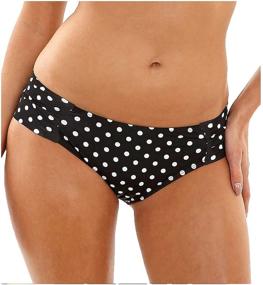 img 1 attached to 👙 Stylish Panache Women's Anya Spot Gather Bikini Bottom - Perfect for a Fashionable Swim Look!