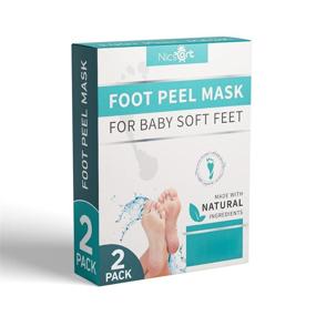 img 4 attached to 👣 Revive & Rejuvenate: Foot Peel Mask for Baby Soft Feet - Exfoliating Dry & Cracked Feet, Gentle Treatment Pedicure