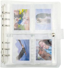 img 1 attached to SenVady 200 Pockets 3-inch Mini Photo Album for Fujifilm Instax Mini 11, 7s, 8, 8+, 9, 25, 20, 50s, 70, 90, Polaroid Snap, LiPlay, Link, Photo Printer, Instant Camera - Book with Name Card Holder