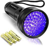 vansky 2021 upgraded black light uv flashlight with 51 leds - ultimate pet urine detector for dog/cat urine, dry stains & bed bugs - includes batteries & pet odor eliminator logo