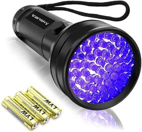 img 4 attached to Vansky 2021 Upgraded Black Light UV Flashlight with 51 LEDs - Ultimate Pet Urine Detector for Dog/Cat Urine, Dry Stains & Bed Bugs - Includes Batteries & Pet Odor Eliminator