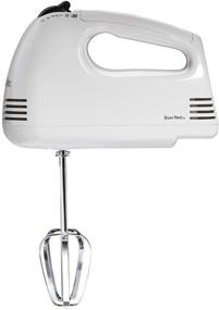 img 4 attached to 🔌 Proctor Silex 5-Speed Electric Hand Mixer with Bowl Rest - Compact and Lightweight for Effortless Mixing, White (62515PS)