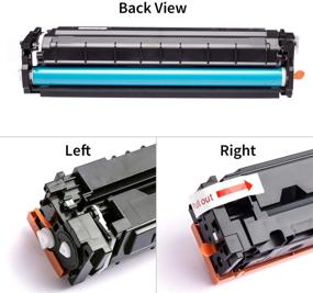 img 2 attached to 🖨️ TIANSE Compatible Toner Cartridge Replacement for HP 204A - 4 Pack Bundle