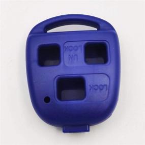 img 2 attached to New 3 Buttons Remote Key Fob Case Shell Replacement For Lexus GS300 GS400 GS430 GX470 IS300 LS400 LS430 LX470 RX300 RX330 RX350 RX400H RX450H SC430 (Blue)