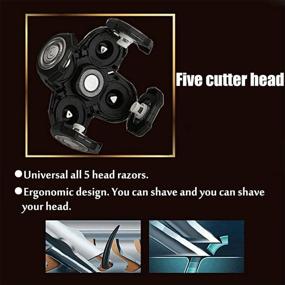 img 1 attached to 🪒 5 Head Shaver Blade Replacement for Electric Razor - Shaver Heads, Shaving Bald Tool, Head and Face Electric Razor Shaver Head