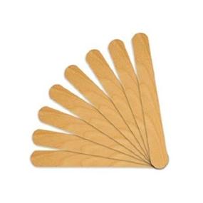 img 1 attached to 🔥 Premium Salon Supply: 100 Wooden Spatulas Wax Applicator for Hair Removal - Eyebrow/Bikini