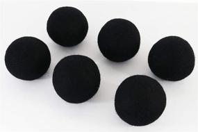 img 1 attached to 🧺 6 XL Premium Quality Black Organic Wool Dryer Balls - Reusable Natural Fabric Softener, 100% Hand Made with Fair-Trade New Zealand Merino Wool