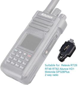 img 1 attached to 🔌 Retevis Audio Adapter: Connect Kenwood 2 Pin Earpiece to Retevis Walkie Talkies - Compatible with RT29, RT87, RT48, RT47V, RT82, RT83, Ailunce HD1, Motorola GP328Plus (1 Pack)
