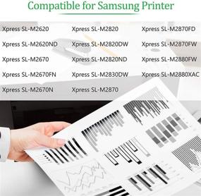 img 3 attached to 🖨️ GREENCYCLE MLT-D115L Black Toner Cartridge: Samsung SL-M2880FW Compatible Replacement for SL-M2880XAC, SL-M2870FW, SL-M2830DW, Xpress M2820, M2870 Laser Printer (1 Pack)