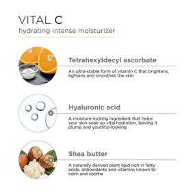 img 1 attached to 🧴 Vital C Hydrating Intense Moisturizer with Shea Butter - 1.7 Fl Oz by Image Skincare