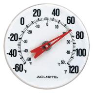 🌡️ accurate analog thermometer with large 5" dial size for precise temperature monitoring logo