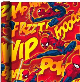 img 1 attached to COSMIC SPIDERMAN THEME WRAPPING PAPER