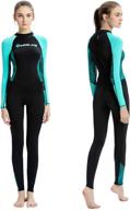 🏊 dive skins full body swimsuit wetsuit scuba rash guard diving suit: ultimate uv protection & quick dry sunsuit for women, men, and adults - perfect for surfing, snorkeling, and kayaking logo