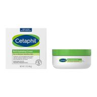 cetaphil богатый увлажняющий ночной крем с гиалуроновой кислотой - 1.7 унции, увлажняющий крем для сухой и очень сухой кожи, без ароматов - рекомендованная дерматологами марка логотип