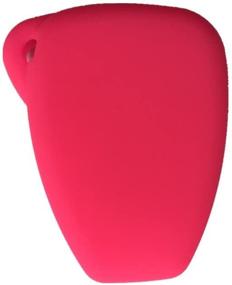 img 2 attached to 🔑 Protective Hot Pink Silicone Rubber Key Fob Skin Cover for 2006-2007 MITSUBISHI Raider