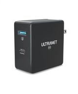 ⚡ быстрая зарядка ultranet: 65 вт gan pps pd usb c зарядное устройство для macbook, iphone, ipad, galaxy, nintendo switch и других устройств! логотип