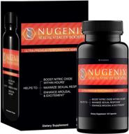 💪 nugenix sexual vitality booster: unleash your performance potential with ultra premium nitric oxide supplement logo