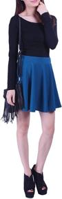 img 1 attached to 👗 Trendy and Versatile: HDE Women's Pleated Flared Skater Skirt