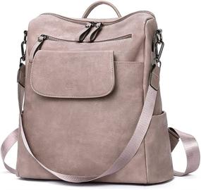 img 3 attached to 🎒 CLUCI Convertible Two Toned Women's Handbags & Wallets - Designer Backpack