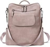 🎒 cluci convertible two toned women's handbags & wallets - designer backpack logo