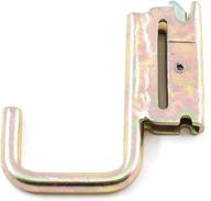 🔴 enhance trailer organization with red hound auto square j hook for e track system: ideal for flatbed jacket rack logo